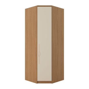 Imagem de Guarda-roupa Modulo de Canto 1 Porta Decor Freijó/Off White