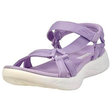 Imagem de Skechers Sandália esportiva feminina em movimento 600-Brilliancy, Lavanda, 11