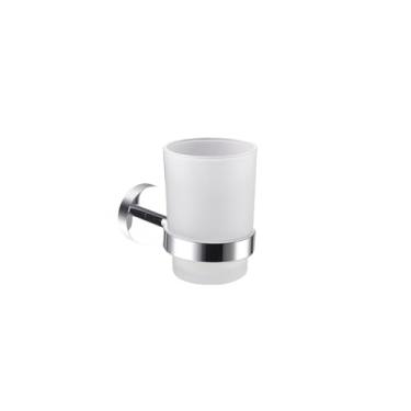 Imagem de Suporte de toalhas de parede cromado de aço inoxidável, gancho para toalhas de papel, gancho para roupão, conjunto de acessórios para higiene pessoal, porta-copos