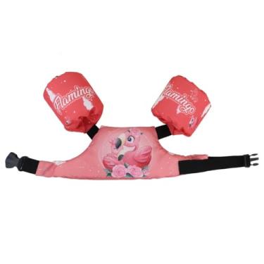 Imagem de Boia Infantil com Colete Salva Vidas Flamingo Infantil