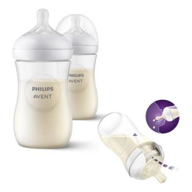 Imagem de 2x Mamadeiras Philips 260ml Com Fluxo Natural E Seguro - Philips Avent