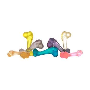 Imagem de Brinquedo Art Injet Osso Injetado para Cães - Cores Sortidas - Pequeno