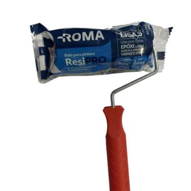 Imagem de Rolo resipro roma 9cm c.cabo pinturas epóxi látex acrílica