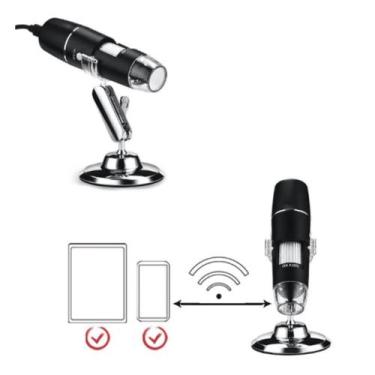 Imagem de Microscópio Digital USB para PC com Iluminação LED e Câmera - Microsco