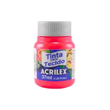 Imagem de Tinta Para Tecido Fosca, Acrilex, Pink, 37 ml
