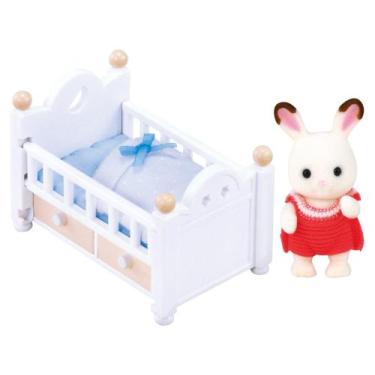 Imagem de Sylvanian Families Bebê Coelho Chocolate - com Acessórios Epoch Magia