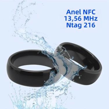 Imagem de Anel NFC Inteligente NTAG216 - 13,56 MHz, 888 Bytes, RFID ISO14443, An