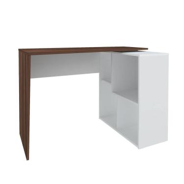 Imagem de Mesa Escrivaninha em L com Nichos Duran
