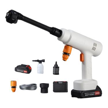 Imagem de Ioensy Máquina de lavagem de carro sem fio arruela de pressão UE 220V MultiPurse Power Washer Rechargable para automóvel de bicicleta, 5 Seções