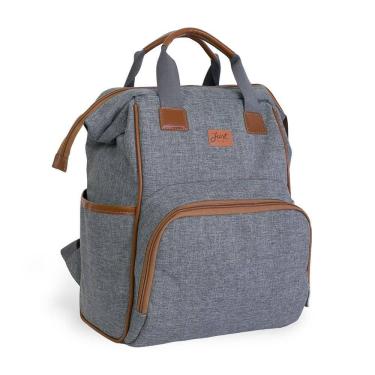 Imagem de Mochila de Maternidade Just Baby Multifuncional Denver Cinza