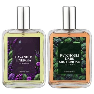 Imagem de Kit Perfume Masc. Lavandim E Patchouli Dark Misterioso 100Ml - Essênci