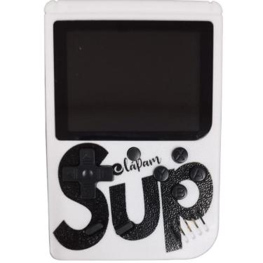 Imagem de Mini Vídeo Game Retrô Portátil Sup 400 Jogos Cor Branco-Unissex
