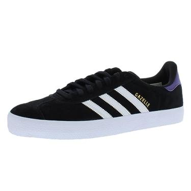 Imagem de adidas Tênis masculino Gazelle Indoor, Core Black/Calçado Branco/Preto Cofre, 38