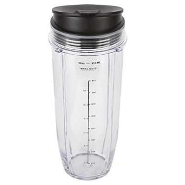 Imagem de Copo de Suco NUTRI 32OZ Com Tampa - Perfeito para Smoothies e Sucos - Vem Em Caixa de Kraft Ecológica