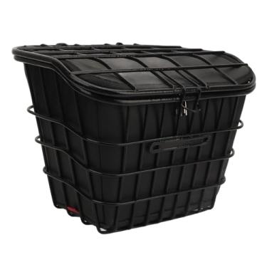Imagem de Cesta de Bicicletas de Metal, Cesta de Bicicletas Penduradas na Moldura de Ferro Forte Com Bolsa Interna à Prova D'água, Cesta de Bicicleta Pesada para Vários Usos, Adequado