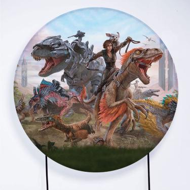 Imagem de Painel Decorativo para Festa 1,50x1,50 metros Vesti Fácil com Elástico Mundo ARK - Fera Print