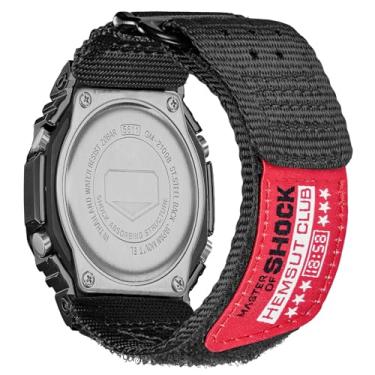 Imagem de Pulseira de relógio de substituição para Casio G-Shock GM-2100B, GD-100/110/120/350, GW-S5600/5600/B5600/M5600, pulseira Casio respirável de nylon de 16 mm