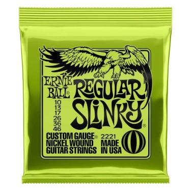 Imagem de Encordoamento Guitarra Ernie Ball 2221 010 046 Regular Slink