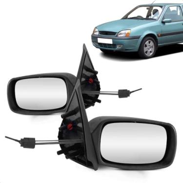 Imagem de Retrovisor Externo Fiesta 1996 A 2001 Controle Manual (Direito Passageiro)