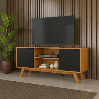 Imagem de Rack Estante Multifuncional Para Sala de Estar com Prateleira, Porta O