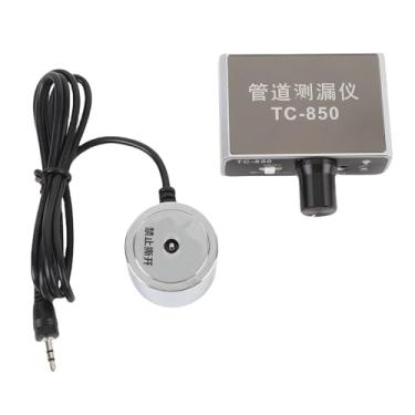 Imagem de Detector de Vazamento de Tubo de água, Detector Vazamento Tubulação Som 20000X com Fone Ouvido com Sonda Dupla Detecção Precisas Monitor água Subterrânea