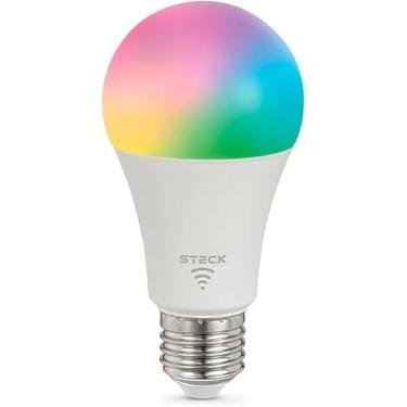 Imagem de Steck, Lâmpada Inteligente 12W, RGBW Wi-Fi, Bivolt