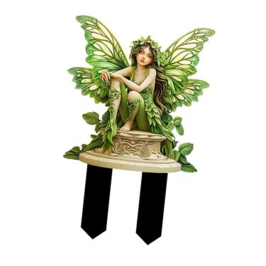 Imagem de IEUDNS Estacas decorativas de jardim, enfeites, estacas planas e versáteis de borboleta para pátio, para caminho ao ar livre, cerca, parque, gramado,