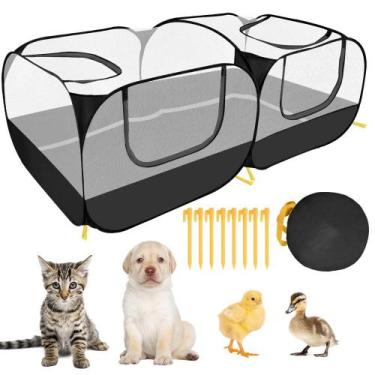 Imagem de Animal Playpen SlowTon portátil grande com fundo removível