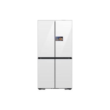 Imagem de Geladeira Samsung French Door Family Hub com AI Home Bespoke RM90F Clean White 543L - 220V