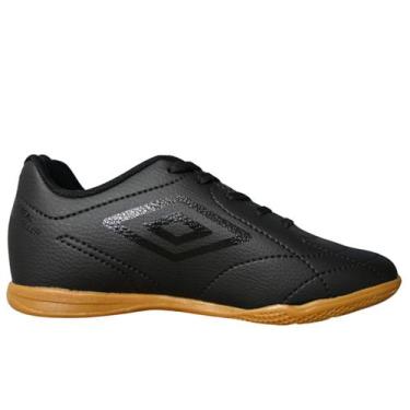 Imagem de Chuteira Futsal Infantil Umbro Footballer Class Tênis Salão, Preto, Pr