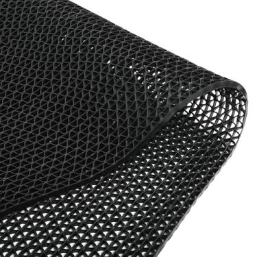 Imagem de foriy Tapete de drenagem, 10 x 3 m, antiderrapante, tapete comercial de malha de borracha de PVC de 1,2 cm de espessura, tapete de entrada para área molhada, cozinha, piscina, banheiro, banheiro