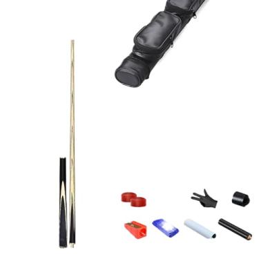 Imagem de Taco de Bilhar Premium, Feito com Madeira Durável, Construção de Alta Qualidade e Design Impecável para Partidas (A Tacos de bilhar e acessórios+ barril de tacos, 10mm)