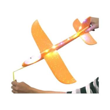 Imagem de Avião De Espuma Grande De 50cm, Planador Leve, Avião De Bolha Inercial
