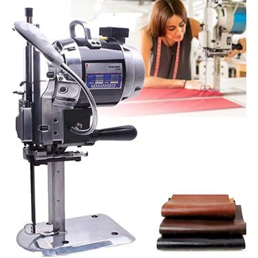 Imagem de Máquina De Corte De Tecido 1100w,cortador De Faca Reta De Tecido Elétrico Vertical,máquina De Corte De Tecido Industrial Com Espessura De Afiar Faca Automática Pode Escolher, 110v, 8"