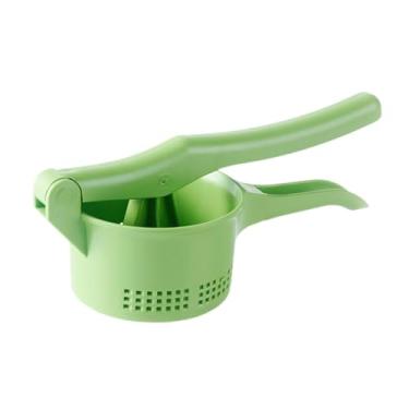 Imagem de Bothyi Espremedor de legumes Secador de legumes Alça ergonômica Recheio portátil Utensílios de cozinha para frutas Espremedor de salada manual para serviço, Sem Armazenamento de Suco