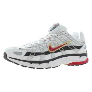 Imagem de Nike Tênis de corrida masculino, Branco metálico platinado vermelho, 12 Women/10.5 Men