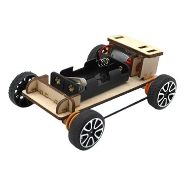 Imagem de Esquirla Kit de modelo de carro com tração nas quatro rodas faça você mesmo, brinquedo educacional, fácil de usar, projetos educacionais para crianças, kit de