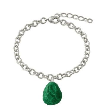 Imagem de Pulseira de Malaquita - Cristal Natural, Prata 925