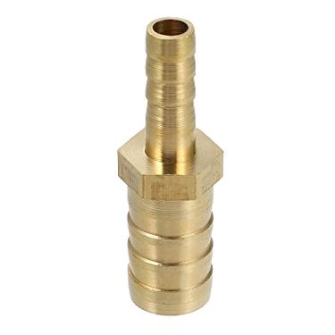 Imagem de VekAuto Redutor de conexão de mangueira de motor de carro, 14 mm-8 mm emenda de encaixe de mangueira de forma reta universal para combustível, ar, água, gás, óleo