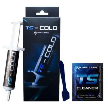 Imagem de Pasta Térmica Alto Performance 10,5 W/m.K Implastec TS Cold Seringa 20