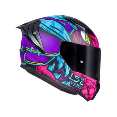 Imagem de Capacete LS2 FF810 Vigo Drillox Roxo E Rosa Fucsia Fosco