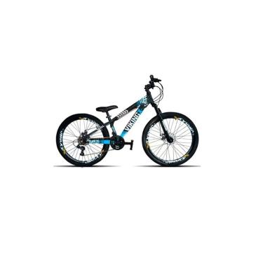 Imagem de Bicicleta Viking Aro 26 TuffX25/30 Vmaxx Freio a Disco 21V Preto Azul do Grau