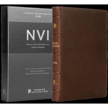 Imagem de Bíblia Sagrada Nvi Premier Collection, Capa Marrom