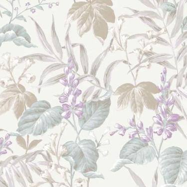 Imagem de Papel De Parede Thema Folhagem Branco 28854