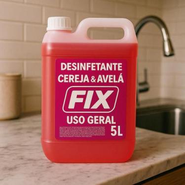 Imagem de Desinfetante Perfumado 5 litros Fix Cereja com Avelã