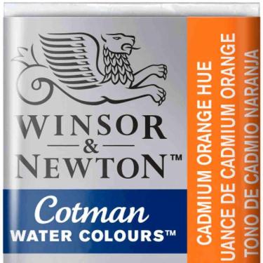 Imagem de Aquarela Cotman W&N Pastilha 090 Cadmium Orange Hue