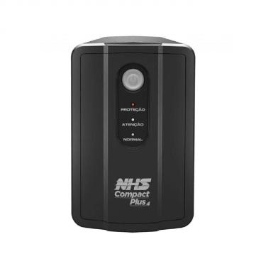 Imagem de Nobreak NHS Compact Plus 4 Senoidal, 1200VA, Entrada Bivolt, Saída 120V, com 2 Baterias