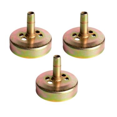 Imagem de KIT 3 Tambores Embreagem Roçadeiras 43cc 9t 2 Rolam. - Sanre