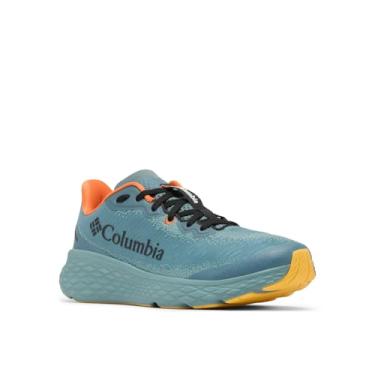 Imagem de Columbia Tênis de corrida masculino Konos Featherweight, Metal/laranja picante, 14 Wide