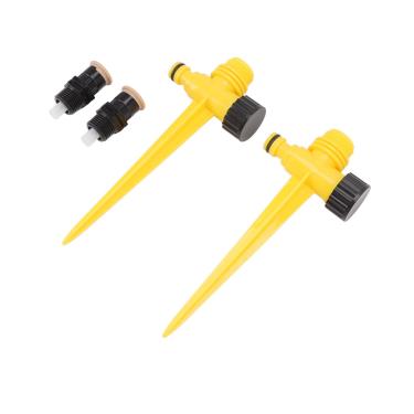 Imagem de Yctze 2 Conjunto de 360 Graus de Aspersores de Jardim Rotativos Com Cabeças Ajustáveis para Irrigação Eficiente de Gramado e Jardim, Ideal para Canteiros de Flores e Hortas